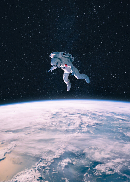 Poster Seeing the earth from above space