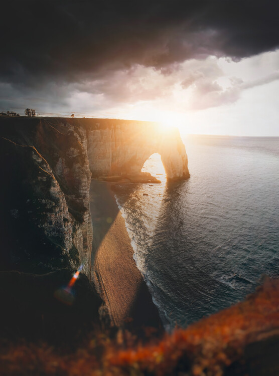 Póster Etretat Cliffs