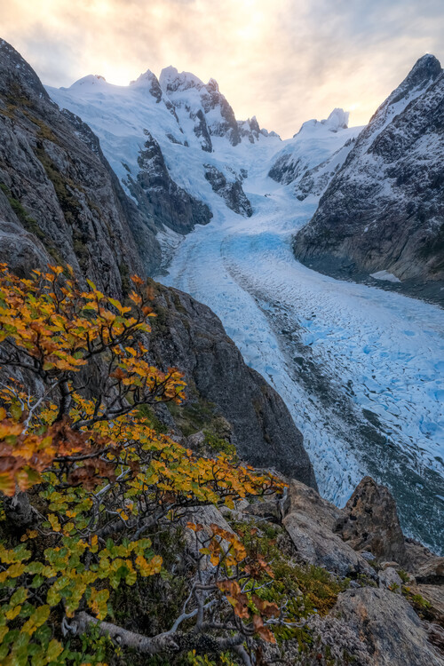 Póster Falling Glacier
