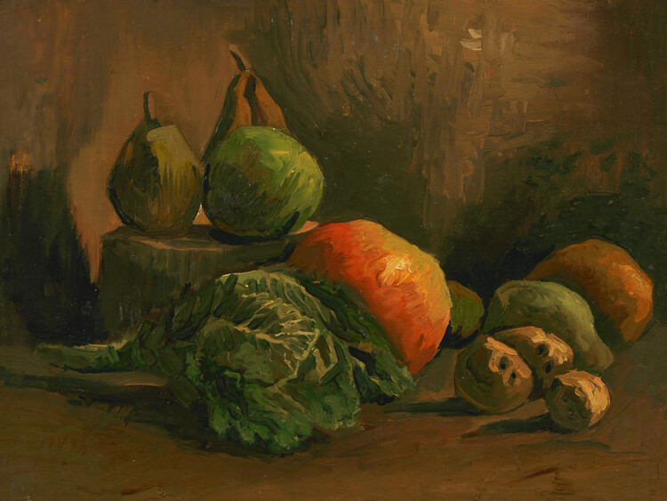 Poster Still Life with Vegetables and Fruit