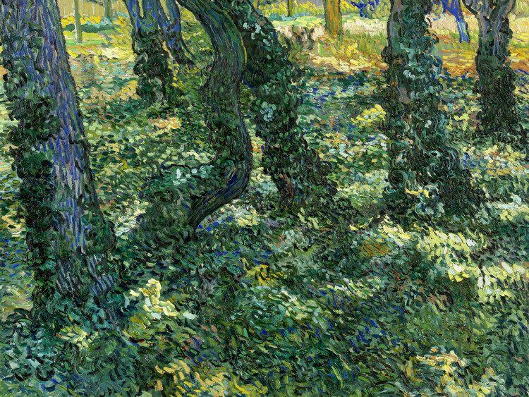 Canvas Print Undergrowth (1889)