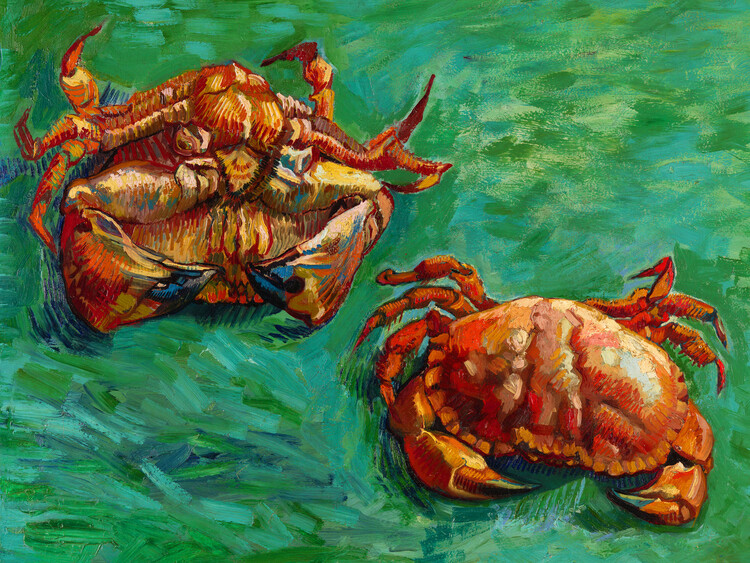 Poster Two Crabs (1889)