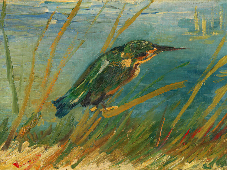 Poster Kingfisher by the Waterside (1887)