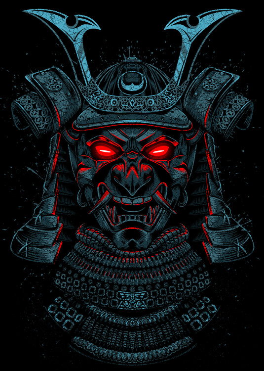 Плакат Samurai mask