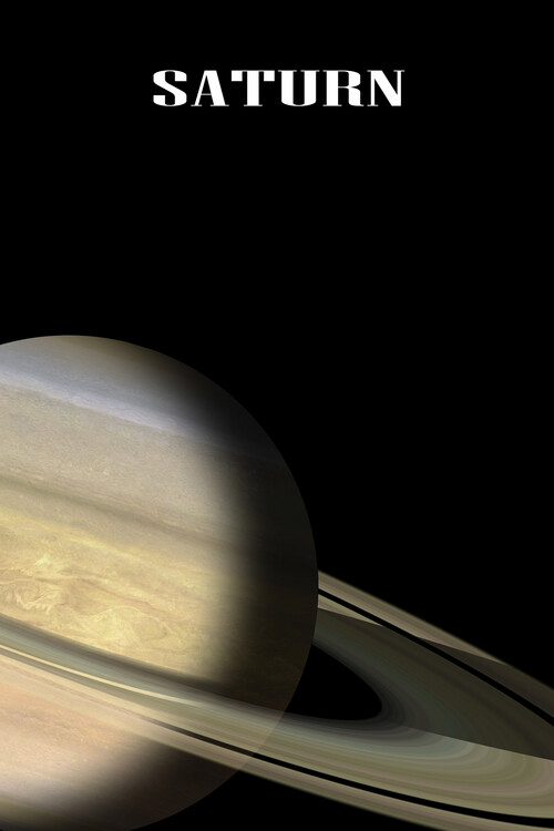 Poster Planète Saturne