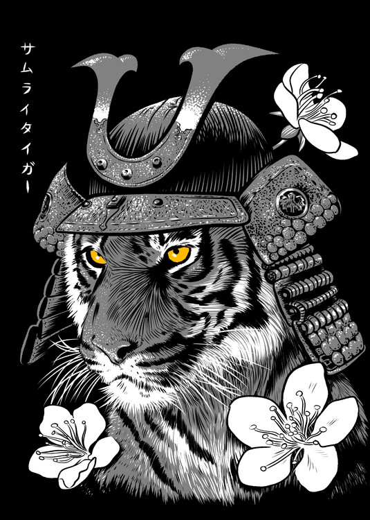 Плакат Samurai Tiger