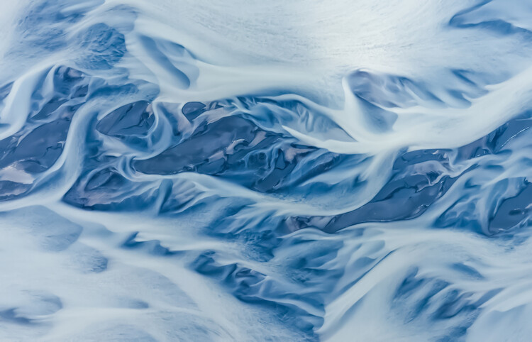 Плакат Glacial Rivers
