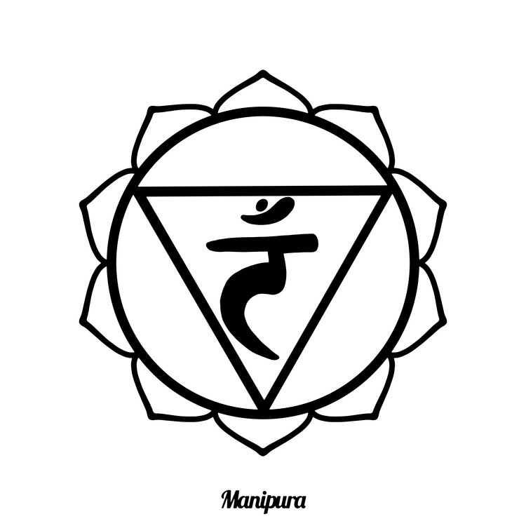 Poster Manipura- Solar Plexus Chakra