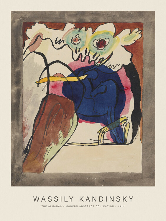 Poster The Almanac - Design for the Blue Rider (Modern Abstract Collection 3 of 4)