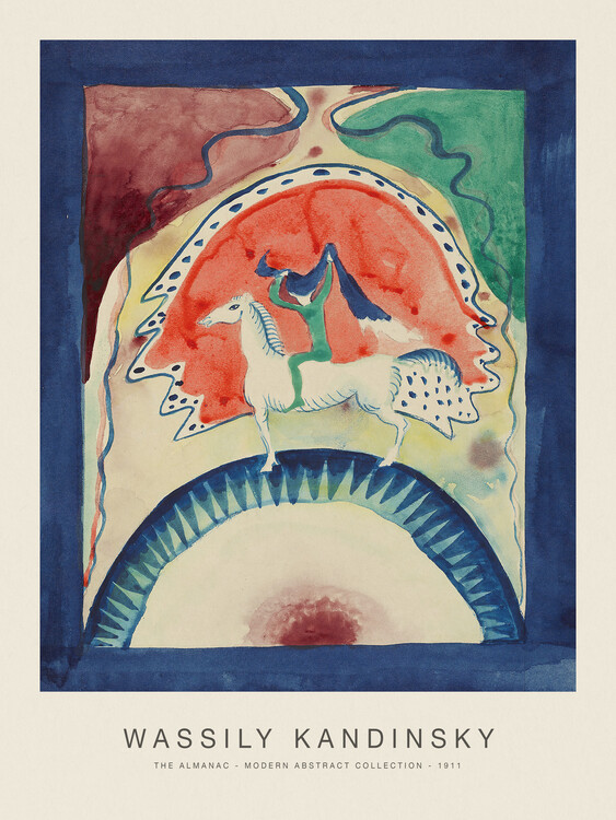 Poster The Almanac - Design for the Blue Rider (Modern Abstract Collection 4 of 4)