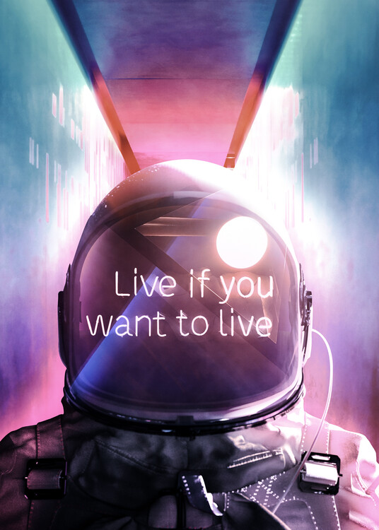 Плакат Live if you want to live