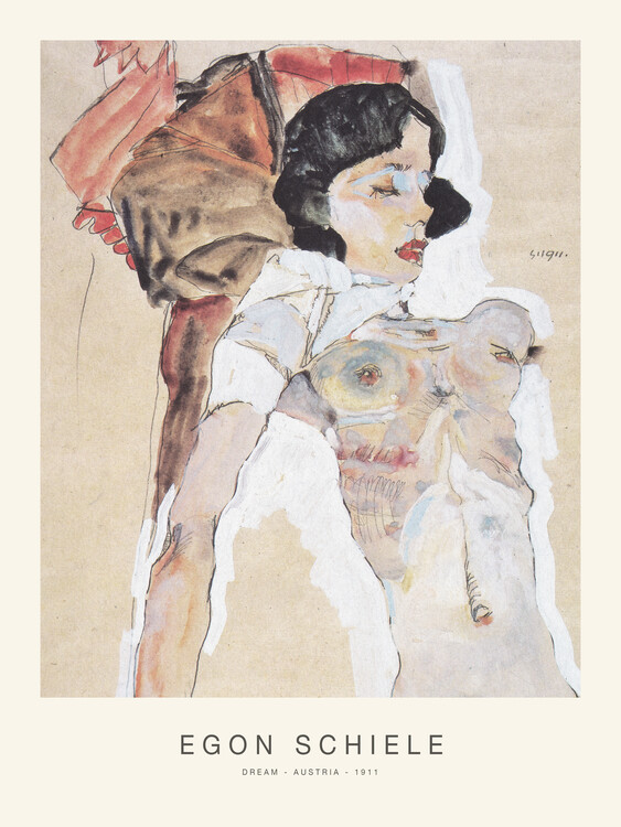 Poster Dream (Special Edition Female Nude) - Egon Schiele