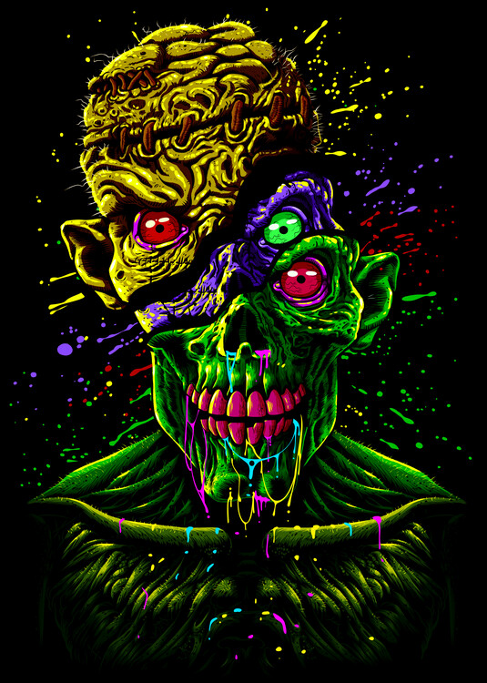 Poster Zombie inside another zombie