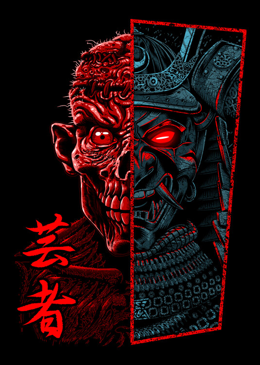 Poster Samurai Zombie