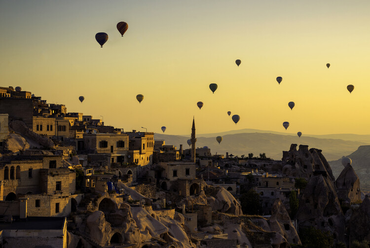 Plakat Sunrise over Cappadocia
