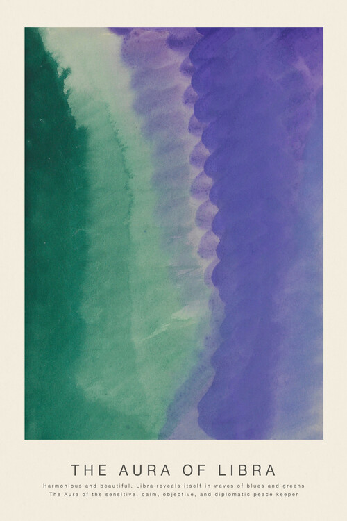 Canvas Print The Aura of Libra (Astrology, Spirituality & Zodiac Series)