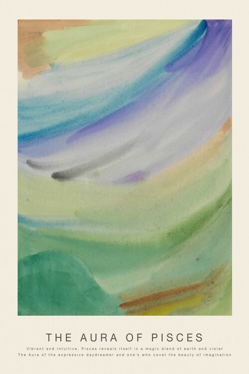 Poster The Aura of Pisces (Astrology, Spirituality & Zodiac Series)