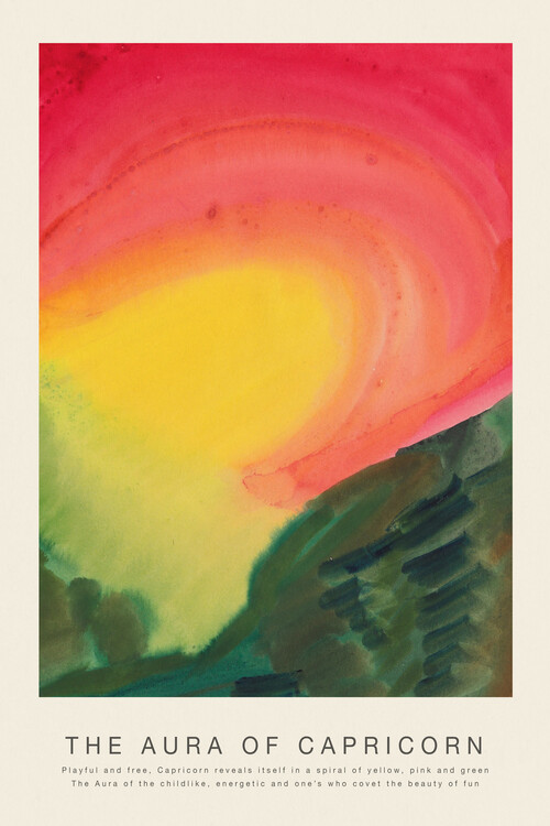 Poster The Aura of Capricorn (Astrology, Spirituality & Zodiac Series)