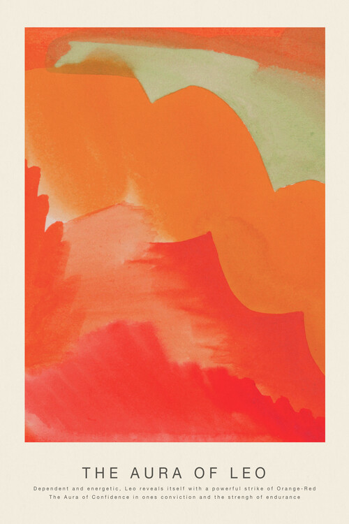 Poster The Aura of Leo (Astrology, Spirituality & Zodiac Series)