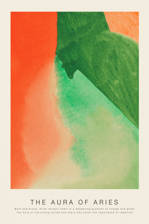 Poster The Aura of Aries (Astrology, Spirituality & Zodiac Series)