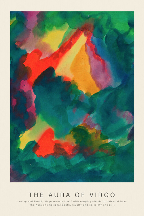 Poster The Aura of Virgo (Astrology, Spirituality & Zodiac Series)