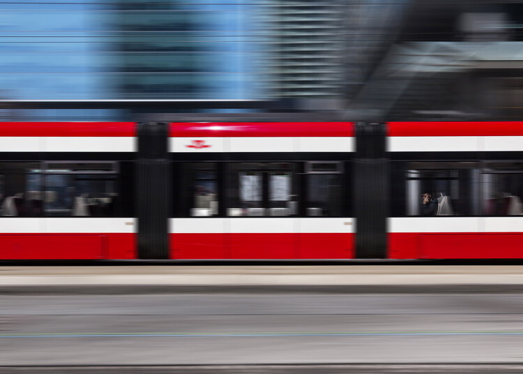 Плакат The 509 Harbourfront Streetcar Blur Version No 1