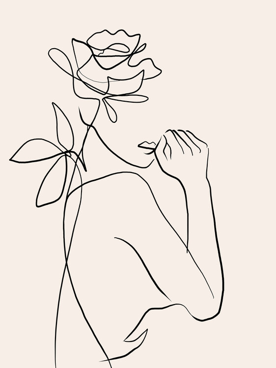 Poster Woman_with_rose