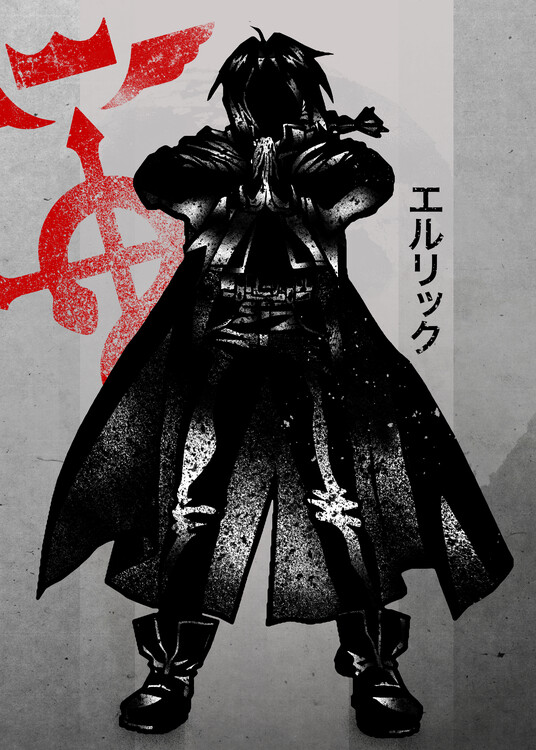 Poster Crimson Metal