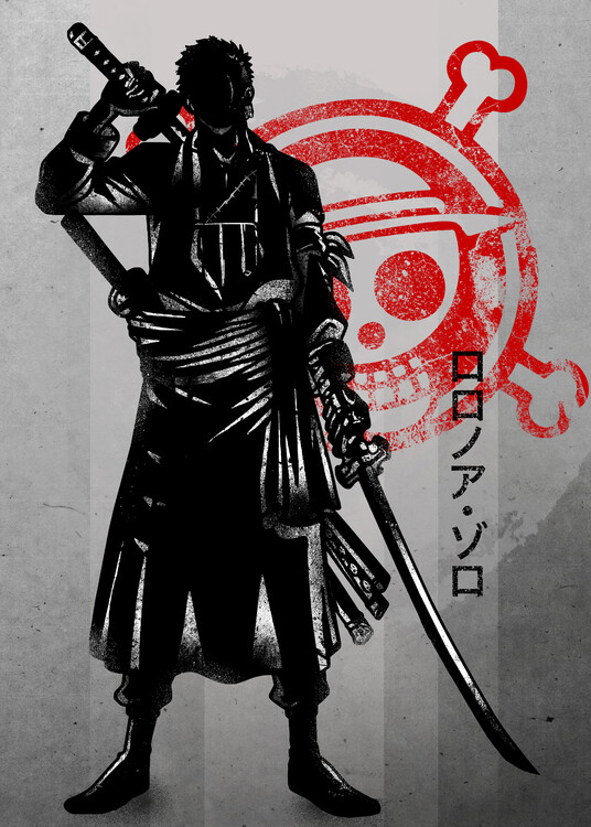 Canvas Print Crimson Pirate Hunter