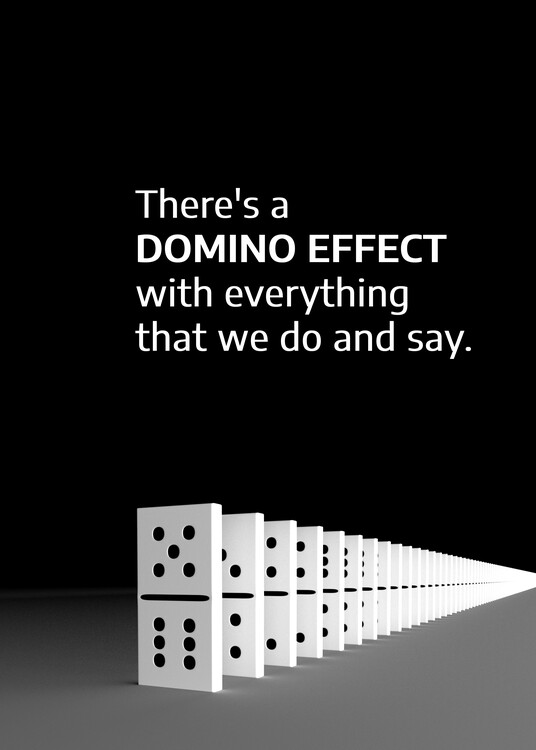 Plakát Domino Effect