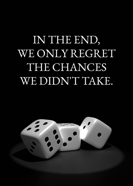 Plakát Dice Risk Chance