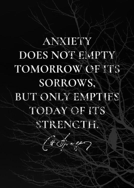 Plakát Anxiety and Strength