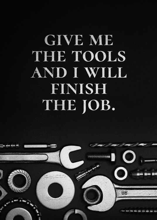 Poster Handyman Creed - Winston Churchill