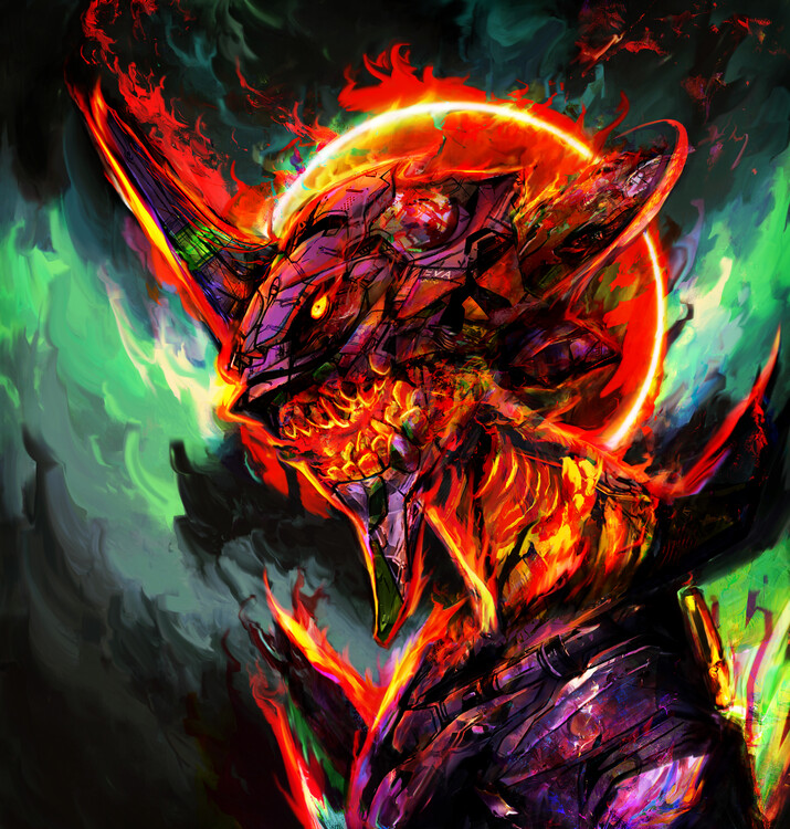 Плакат Evangelion Unit 01