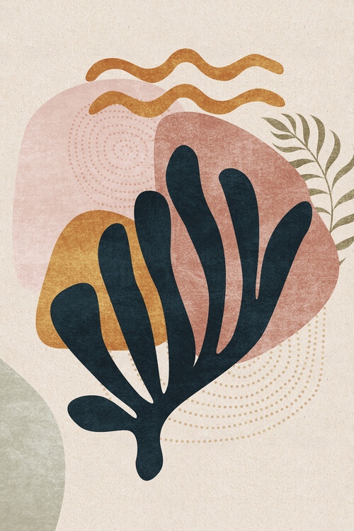 Poster Emel Tunaboylu - Abstract Mediterranean Coral