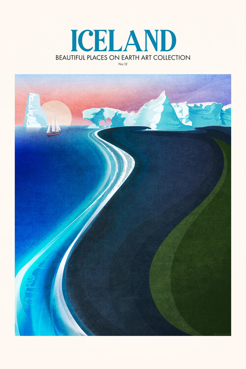 Poster Emel Tunaboylu - Travel Iceland