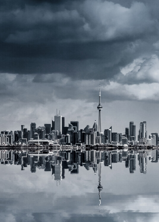 Poster Toronto Skyline Reflection No 1