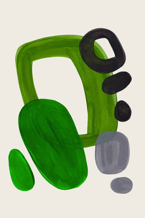 Poster Ejaaz Haniff - Mid Century Olive