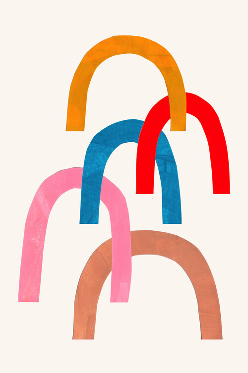 Canvas Print Ejaaz Haniff - Rainbow Float