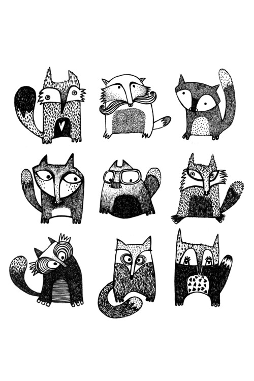 Plakat Lea Schulze - Foxes