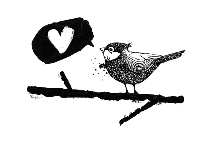 Plakát Lea Schulze - Love twitter