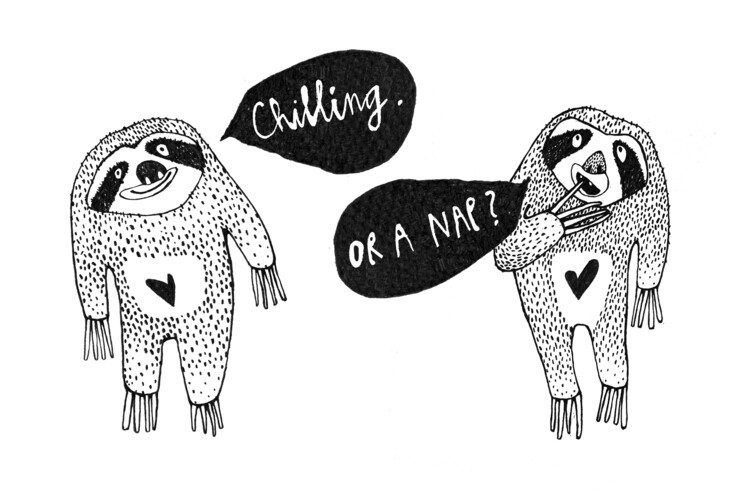 Plakát Lea Schulze - Two Sloths
