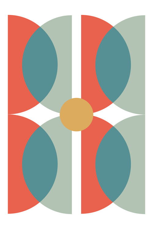 Poster Aesthetic Gallery - Abstract bold Circles
