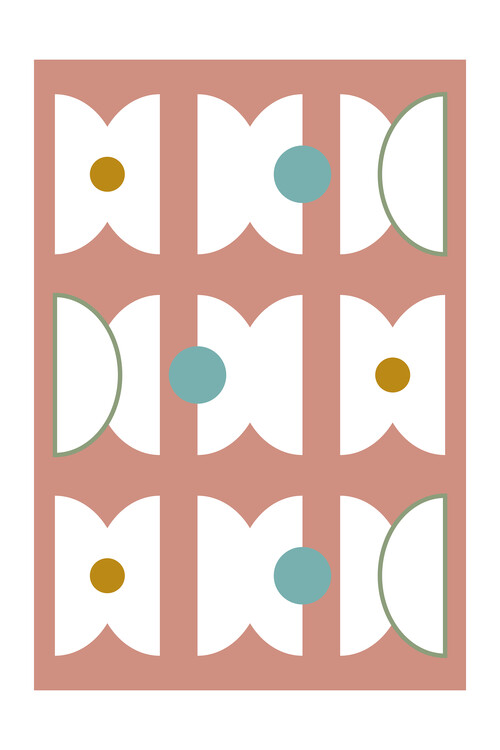 Plakát Aesthetic Gallery - Abstract Shapes