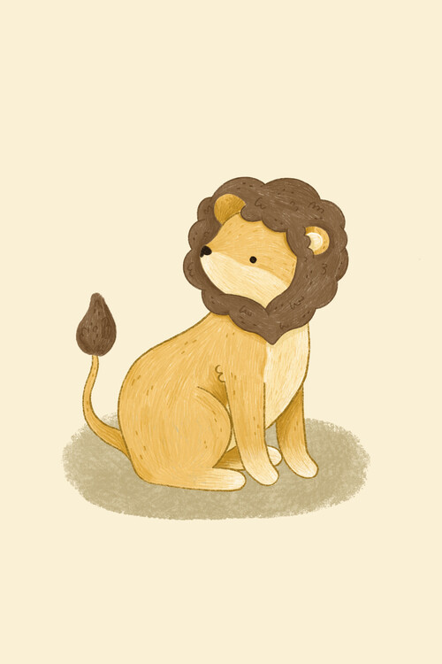 Poster Anna Lunak - Lion