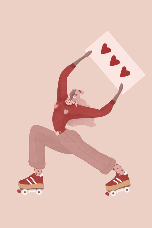 Poster Veronika Grenzebach - Hearts, Disco and Beats