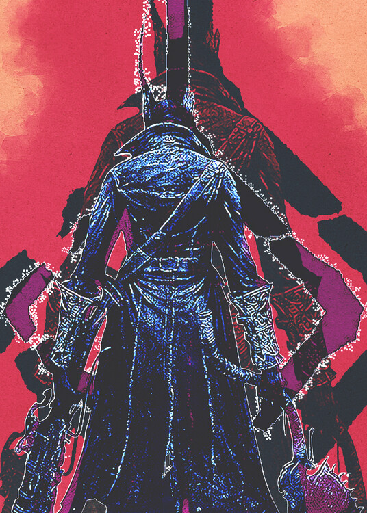 Poster Bloodborne Hunter