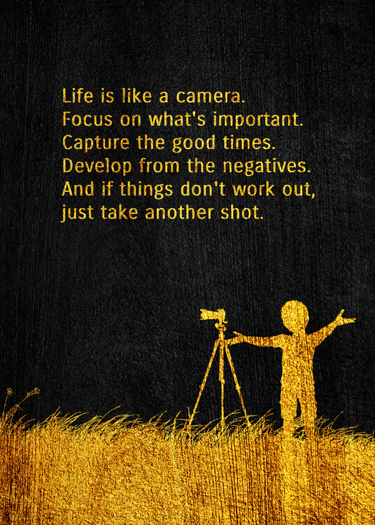 Plakát Life and Camera