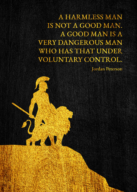 Plakát A Good But Dangerous Man - Jordan Peterson