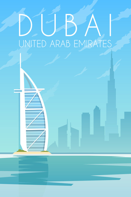 Плакат Dubai